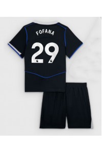 Chelsea Wesley Fofana #29 Jalkapallovaatteet Lasten Kolmas peliasu 2025-26 Lyhythihainen (+ Lyhyet housut)